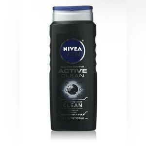 NIVEA NWT For Men Active Clean Body Wash